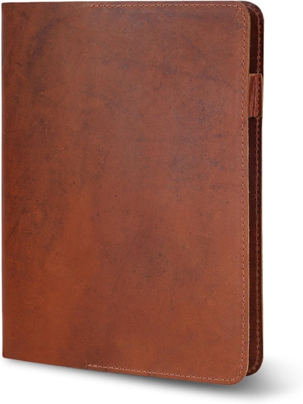 Tan Leather Journal Cover for Field Notes - Refillable XL Planner & Diary Case